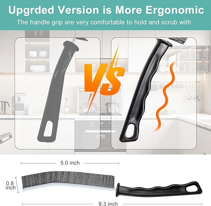 Crevice Cleaning Brush, Gap Cleaning Tool, Home Essentials, Bathroom Cleaner - Image 6