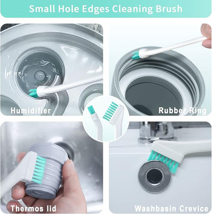 Lumkew Small Cleaning Brush Tight Spaces, Tiny Cleaning Brush Mini Parts - Image 3