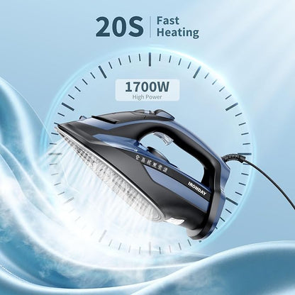 Steam Iron for Clothes Fast Heating, 1700W Iron Precision - Image 4