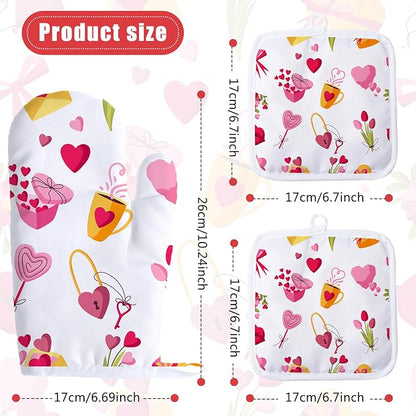 Patelai 20 Pieces Blank Sublimation Oven Mitts Set Include Blank Sublimation - Image 3