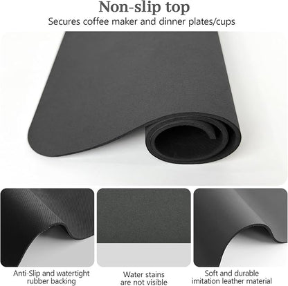 Bloss Coffee Bar Mat for Countertops, Kitchen Counter Mat, Absorbent Hide Stain - Image 7
