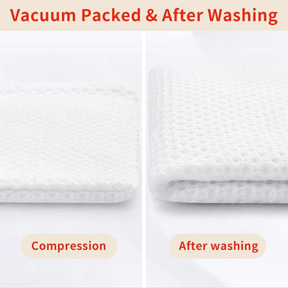 Homaxy 100% Cotton Waffle Weave Kitchen Dish Cloths, Ultra Soft Absorbent Quick - Image 7