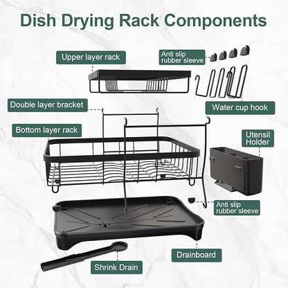 LIYI Dish Drying Rack, Large Dish Rack - Image 7