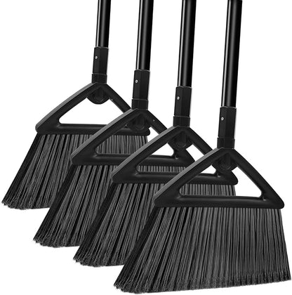 Heavy Duty Broom Outdoor Indoor, Upgraded Commercial Angle Brooms, Restaurant by PUTNATRUE