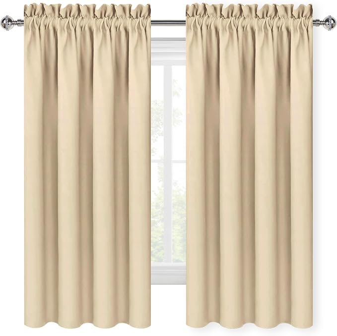 DWCN Blackout Curtains for Bedroom – Rod Pocket Thermal Insulated Noise - Image 9