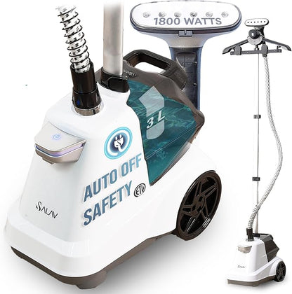 SALAV® Heavy Duty Smart Auto Shut-off Commercial Full-Size Garment Steamer by SALAV