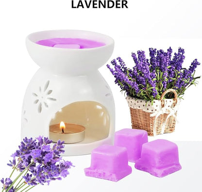 SCENTORINI Lavender Wax Melts Wax Cubes, Lavender Candle Wax Melts Strong Scent - Image 2