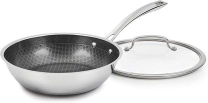 Cuisinart FusionPlus Hybrid Stainless Steel Cookware, 10.25-Inch Deep Fry Pan by Cuisinart
