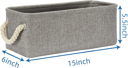 Temary Small Storage Baskets for Organizing, Narrow Baskets for Storage Toilet - Image 2