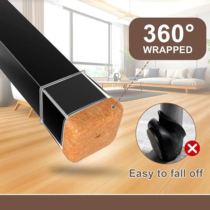 40 Pcs Chair Leg Floor Protectors - Image 3