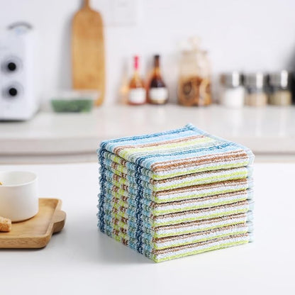Oeleky Kitchen Dishcloths for Washing Dishes, Ultra Absorbent Dish Rags - Image 6