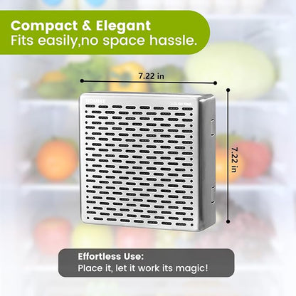 Refrigerator Deodorizer, 10 Years Long Fridge Odor Eliminator, Car Air Freshener - Image 5