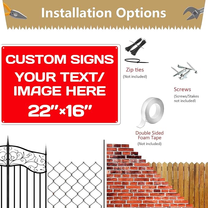 Personalized Aluminum Weatherproof Metal Sign - Image 5
