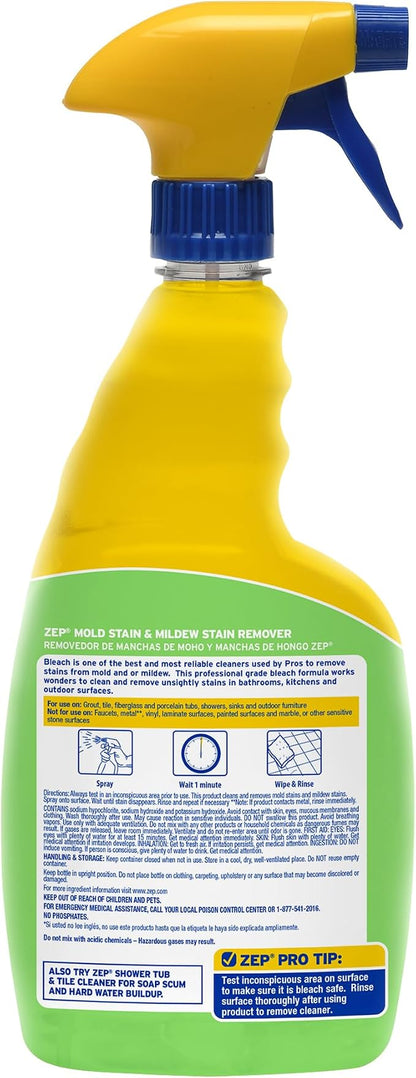 Zep Mold Stain and Mildew Stain Remover - 32 oz - ZUMILDEW32 - Experience the - Image 3