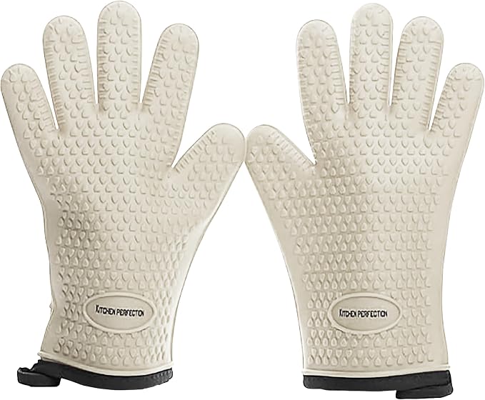 KITCHEN PERFECTION S Silicone Smoker Oven Gloves by Kitchenperfection