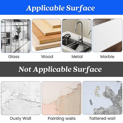 ABSOFINE Caulk Tape Waterproof Self Adhesive, Shower Seal Strip - Image 8