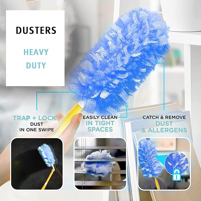 Duster Refill for Swiffer Duster, 4X Microfibers, Disposable Multi Surface - Image 2