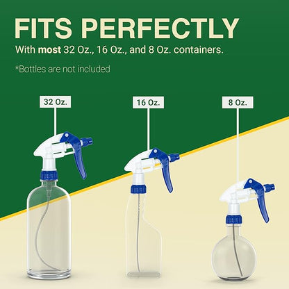 Heluva Green Spray Bottle Nozzle Replacement, Bottle Tops Only - Image 6