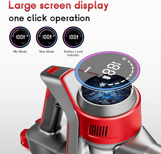Cordless Vacuum Cleaner, 35Kpa Vacuum Cleaner - Image 3