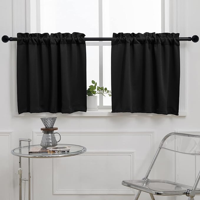 Pickluc Rod Pocket Tier Curtain by PICKLUC