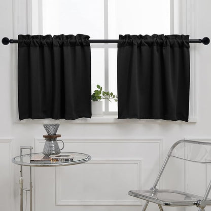 Pickluc Rod Pocket Tier Curtain by PICKLUC