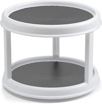 2 Tier 10" Turntable Lazy Susan Spice Organizer - Image 8