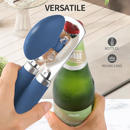 Safring Can Opener Manual, Heavy Duty Stainless Steel Smooth Edge Can Opener - Image 6
