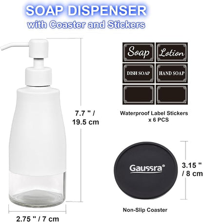 Gaussra White Soap Dispenser - Image 3