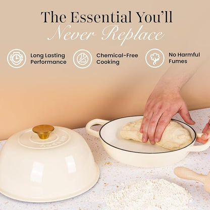 Enamelled Cast Iron Dutch Oven For Bread Baking – Dutch Oven Pot For Sourdough - Image 4