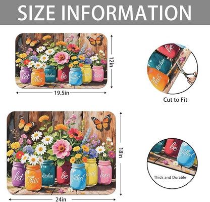 Dish Drying Mat for Kitchen Counter 2 Pack - Image 4