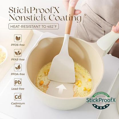 PRICUSIS Ceramic Nonstick Saucepan - Image 3