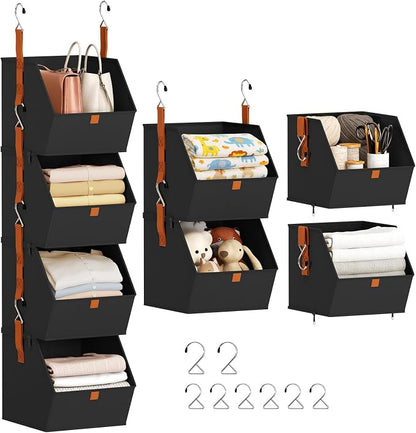 Homsorout Hanging Closet Organizer 4 Tier by Homsorout