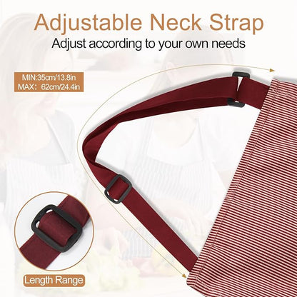 VALOME 2 Pack Kitchen Aprons, Apron - Image 4