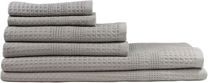 GILDEN TREE Waffle Towel Set Quick Dry Thin | 2 Bath Towels | 2 Hand Towels | 2 by GildenTree