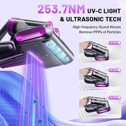 Bed Vacuum Cleaner, 16Kpa Mattress Vacuum Cleaner - Image 3