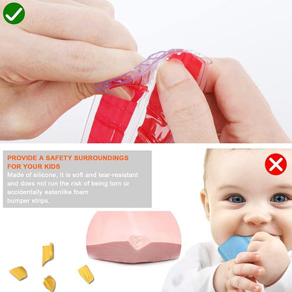 HOMREALM Baby Proofing 7.05ft Long Corner Protector Baby Corner Guards - Image 2