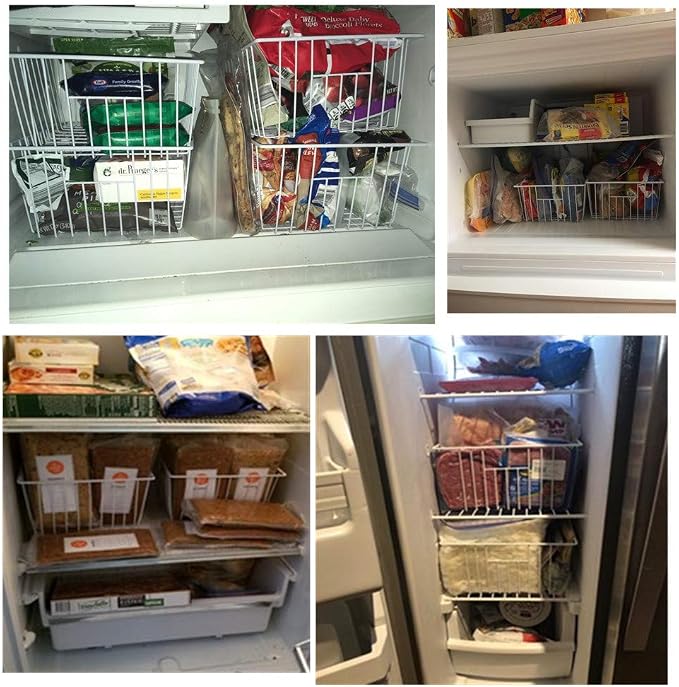 16inch Upright Freezer Organizer Baskets - Image 6