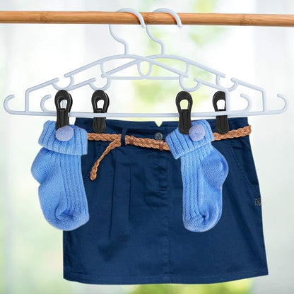 Tinfol 50pc Plastic Coat Hanger Clips - Image 7