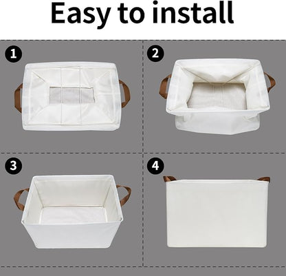 GRANNY SAYS Closet Storage Baskets, Collapsible Fabric Storage Bins - Image 7