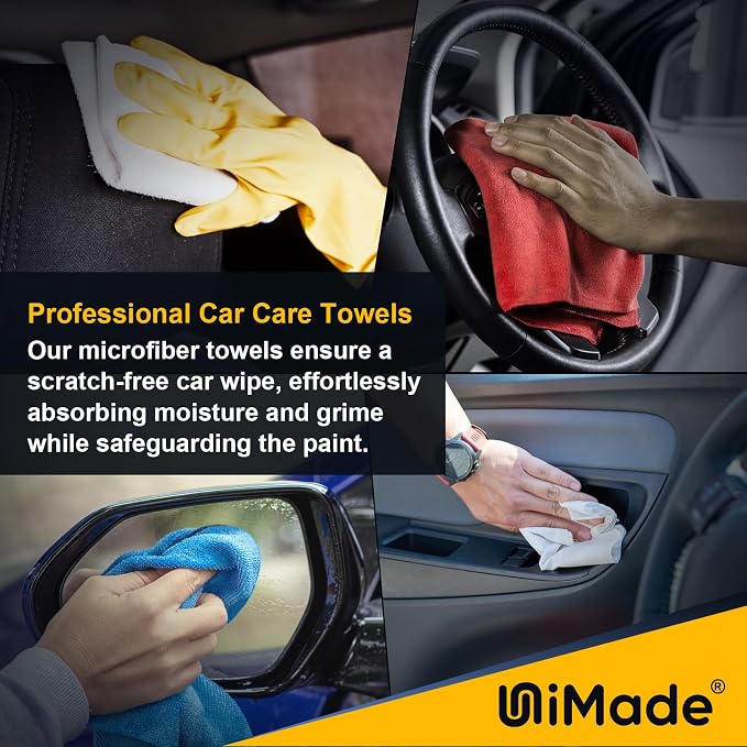 Shop Towels, 24 Pack Commercial Grade Shops Rags Microfiber Towel - Image 2