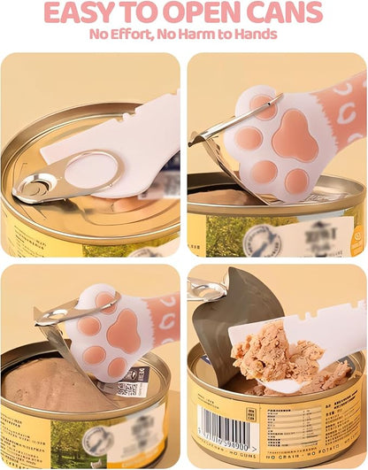 5 PCS Cat Food Can Covers Lids Set, Silicone Pet Food Can Lids - Image 8