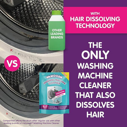 Vamoosh 6-in-1 Washing Machine Cleaner | Dissolves Pet Hair | Leaves No Residue - Image 5