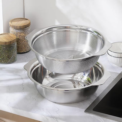 Colander for Kitchen Microporous, 5QT Strainer - Image 8