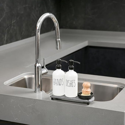 MOMEEMO White Soap Dispenser Set Comes - Image 5