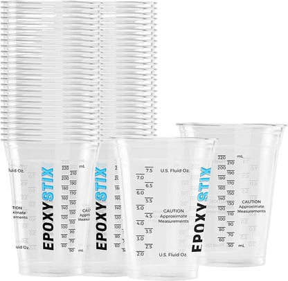 10oz Disposable Graduated Measuring Cups by EpoxyStix