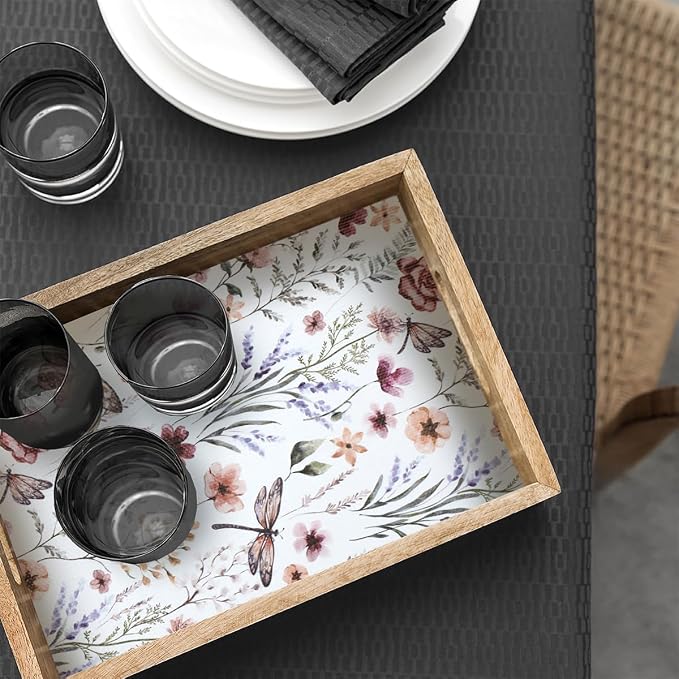 Floral Shelf and Drawer Liner for Kitchen Cabinets, 12IN x 20FT Non-Adhesive - Image 4