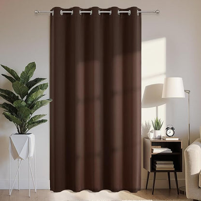 Joydeco Blackout Patio Sliding Door Curtains 108 Inches Long, Grommet Privacy by JOYDECO