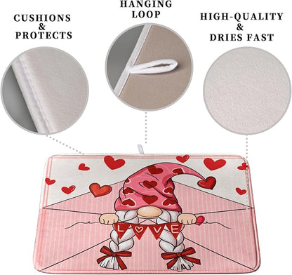 Valentine's Day Love Letter Dish Drying Mat - Image 3