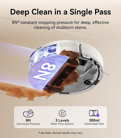 NARWAL Freo S Robot Vacuum and Mop Combo, 8000Pa Suction, 180 Days Hands Free - Image 5