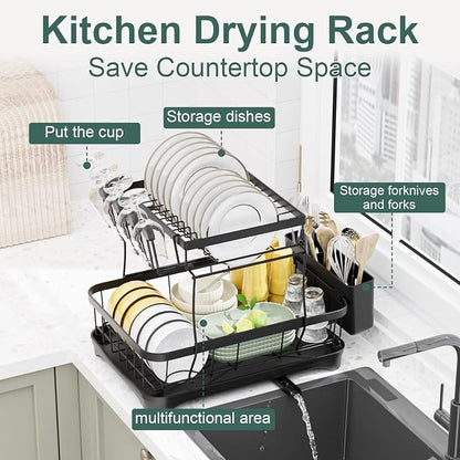 LIYI Dish Drying Rack, Large Dish Rack - Image 5